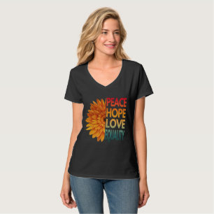 VREDE LIEFDE HOOP GELIJKHEID T-Shirt