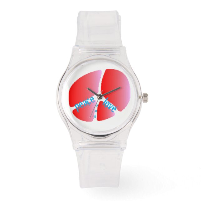 vrede liefde horloge (Voorkant)