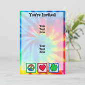 Vrede, liefde, Iers Kaart (Staand voorkant)