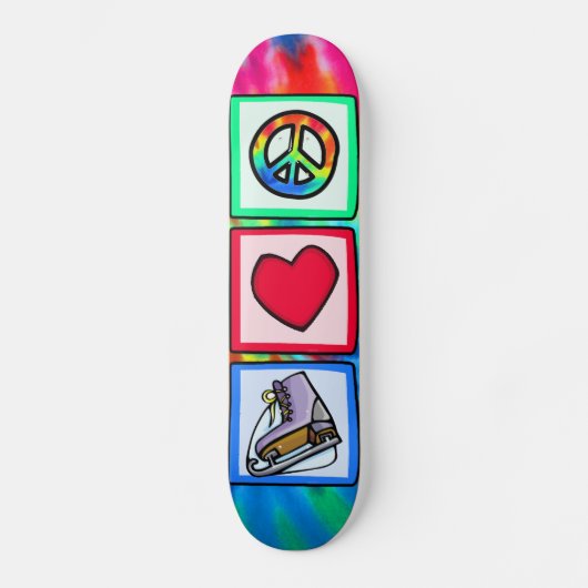 Vrede, liefde, ijs Schaats Skateboard (Voorkant)