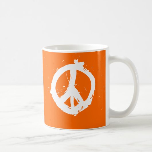 Vrede. Liefde. Java. Mok - Sinaasappel (Rechts)