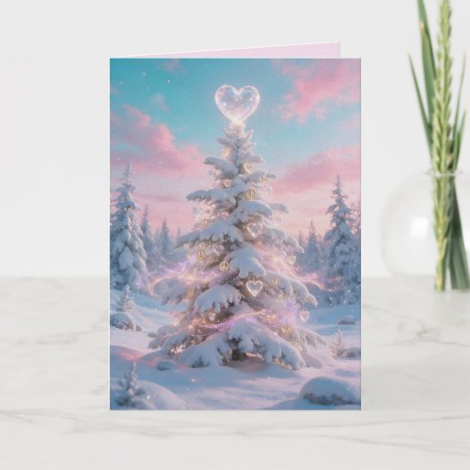 Vrede & Liefde Kerstdagen Kaart (Voorkant)