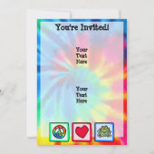 Vrede, liefde, kikkers kaart (Voorkant)