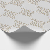 Vrede Liefde Koeien Cadeaupapier (Hoek)