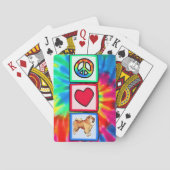 Vrede, liefde, koekenkoppen pokerkaarten (Achterkant)