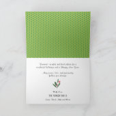 Vrede Liefde Lach | Nieuwjaar Feestdagen Kaart (Binnen)