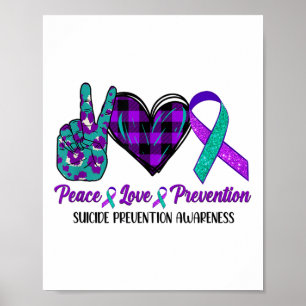 Vrede Liefde Leven Zelfmoordbewustzijn Dames Semi  Poster