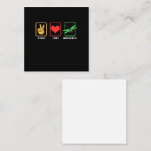 Vrede Liefde Libel Notitiekaartje (Voorkant / Achterkant)