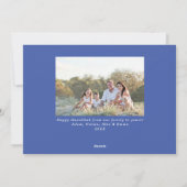 Vrede Liefde & Licht Chanoeka Foto Vakantie Kaart (Achterkant)