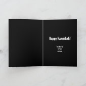 Vrede, Liefde, Licht Hanukkah Kaart (Binnen)