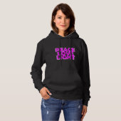 Vrede Liefde Licht Yoga Gezegde Hoodie (Voorkant volledig)