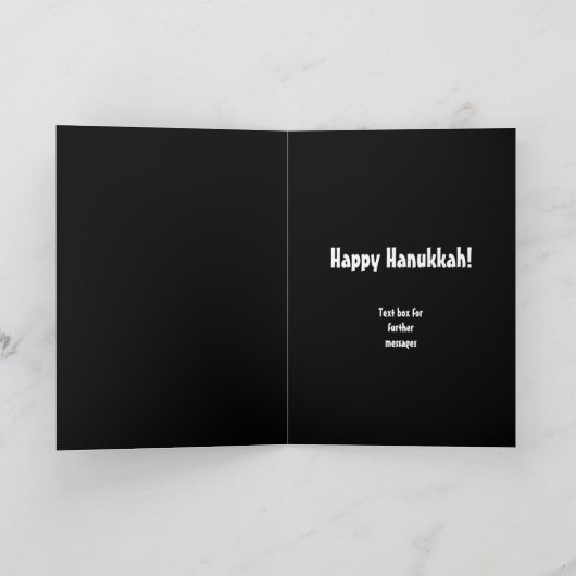 Vrede, Liefde, Lichte Chanoeka Kaart (Binnen)