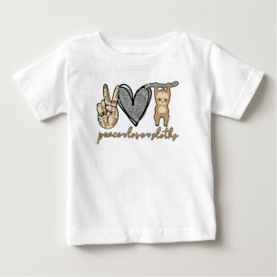 Vrede, Liefde, Luiaards Schattige Baby Luiaard