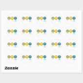 Vrede Liefde Mad Science Ronde Sticker (Vel)
