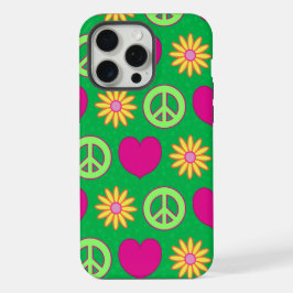 Vrede Liefde Madeliefjes iPhone 15 Pro Max Case