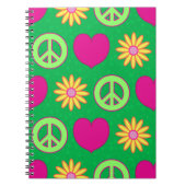 Vrede Liefde Madeliefjes Notitieboek (Voorkant)