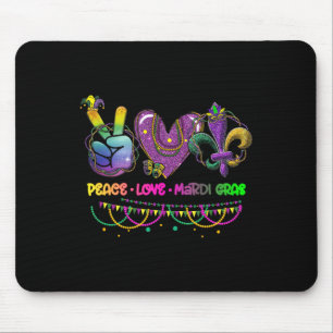 Vrede Liefde Mardi Gras Kralen Carnaval Parade Nie Muismat
