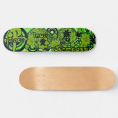 Vrede-liefde-mededogen-Kanji Persoonlijk Skateboard (Horizontaal)