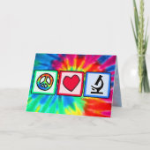 Vrede, Liefde, Microscopen Kaart (Voorkant)