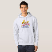 Vrede, liefde ,music hoodie (Voorkant volledig)