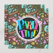 Vrede, liefde, muziek kaart (Voorkant / Achterkant)