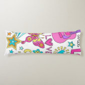 Vrede Liefde Muziek Tiener Lichaam Kussen (Voorkant)