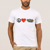 Vrede, Liefde, Nachos T-shirt (Voorkant)