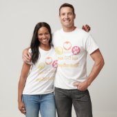 Vrede Liefde Napolitaanse Mastiff T-shirt (Unisex)