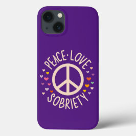 Vrede Liefde nuchterheid Case-Mate iPhone Case
