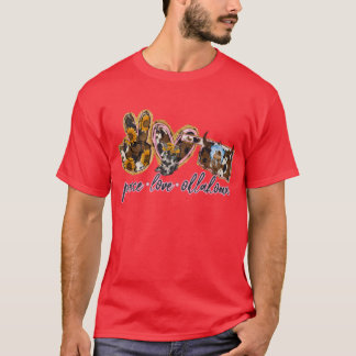 Vrede Liefde Oklahoma meisje T-shirt