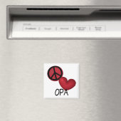 Vrede Liefde Opa Magneet (Insitu (Vaatwasser))