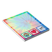 Vrede, liefde, paarden notitieblok (Schuin)