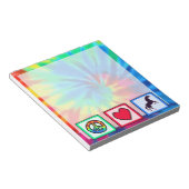 Vrede, liefde, paarden notitieblok (Schuin)