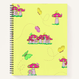 Vrede Liefde Paddenstoelen Notitieboek