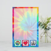 Vrede, liefde, Pandas Briefpapier (Staand voorkant)