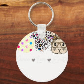 vrede liefde pasen, retro, vintage sleutelhanger (Voorkant)