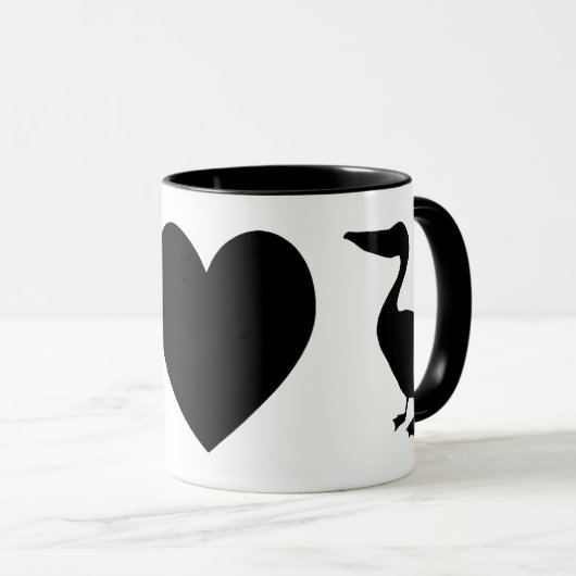 Vrede, Liefde & Pelicans Mok (Voorkant rechts)