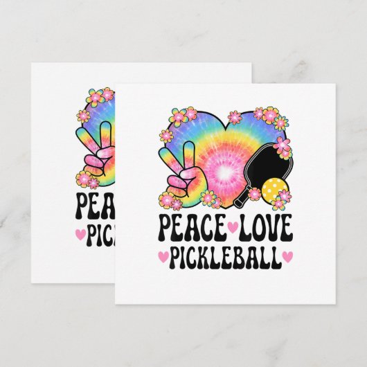 Vrede Liefde Pickleball (Voorkant / Achterkant)