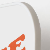 Vrede, Liefde & Pickleball – Alleen Retro Vibes Paddle (Links Detail)