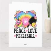 Vrede Liefde Pickleball Bedankkaart (Achterkant)