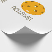 Vrede Liefde Pickleball  Cadeaupapier (Hoek)