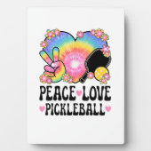 Vrede Liefde Pickleball Fotoplaat (voorkant)