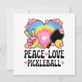Vrede Liefde Pickleball Kaart (Voorkant)
