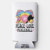 Vrede Liefde Pickleball Seltzer Blikjeskoeler (Achterkant)
