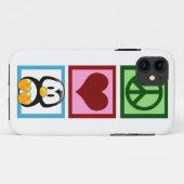 Vrede Liefde Pinguïns Case-Mate iPhone Case (Achterkant (horizontaal))