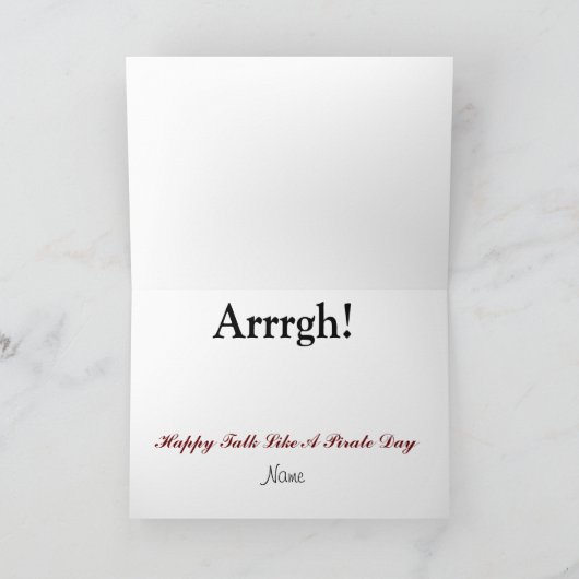 Vrede, liefde, Pirate! Kaart (Binnen)