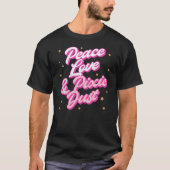 Vrede Liefde & Pixie Stoffee Schattige Grappig Mag T-shirt (Voorkant)
