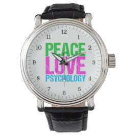 Vrede Liefde Psychologie Leuk Horloge