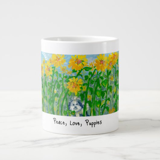 Vrede, liefde, Puppies Mok (Voorkant)