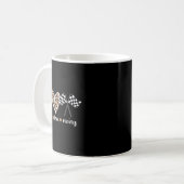 Vrede Liefde Racen Koffiemok (Voorkant links)